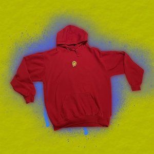 Red Hoodie w/ Smiley Face